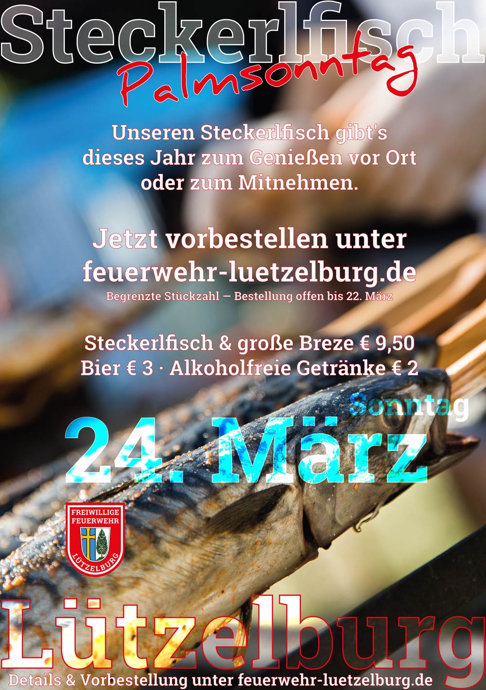 Steckerlfisch am Palmsonntag (Plakat)