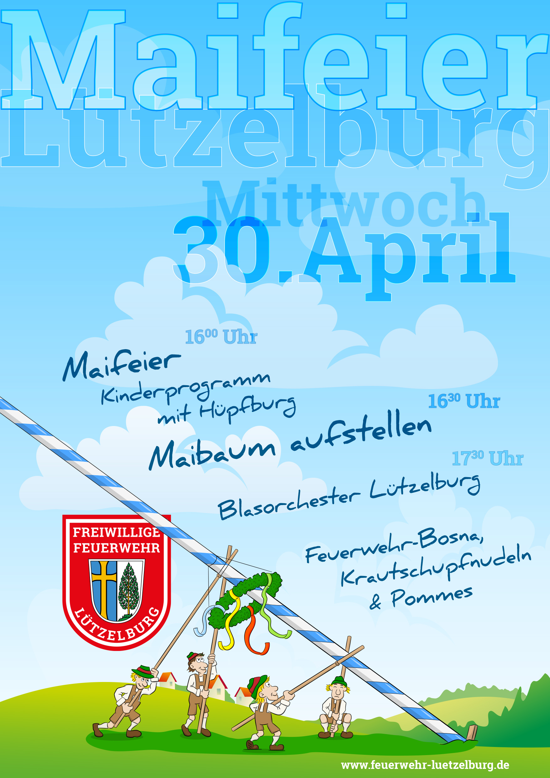 Plakat Maifeier Lützelburg 2025